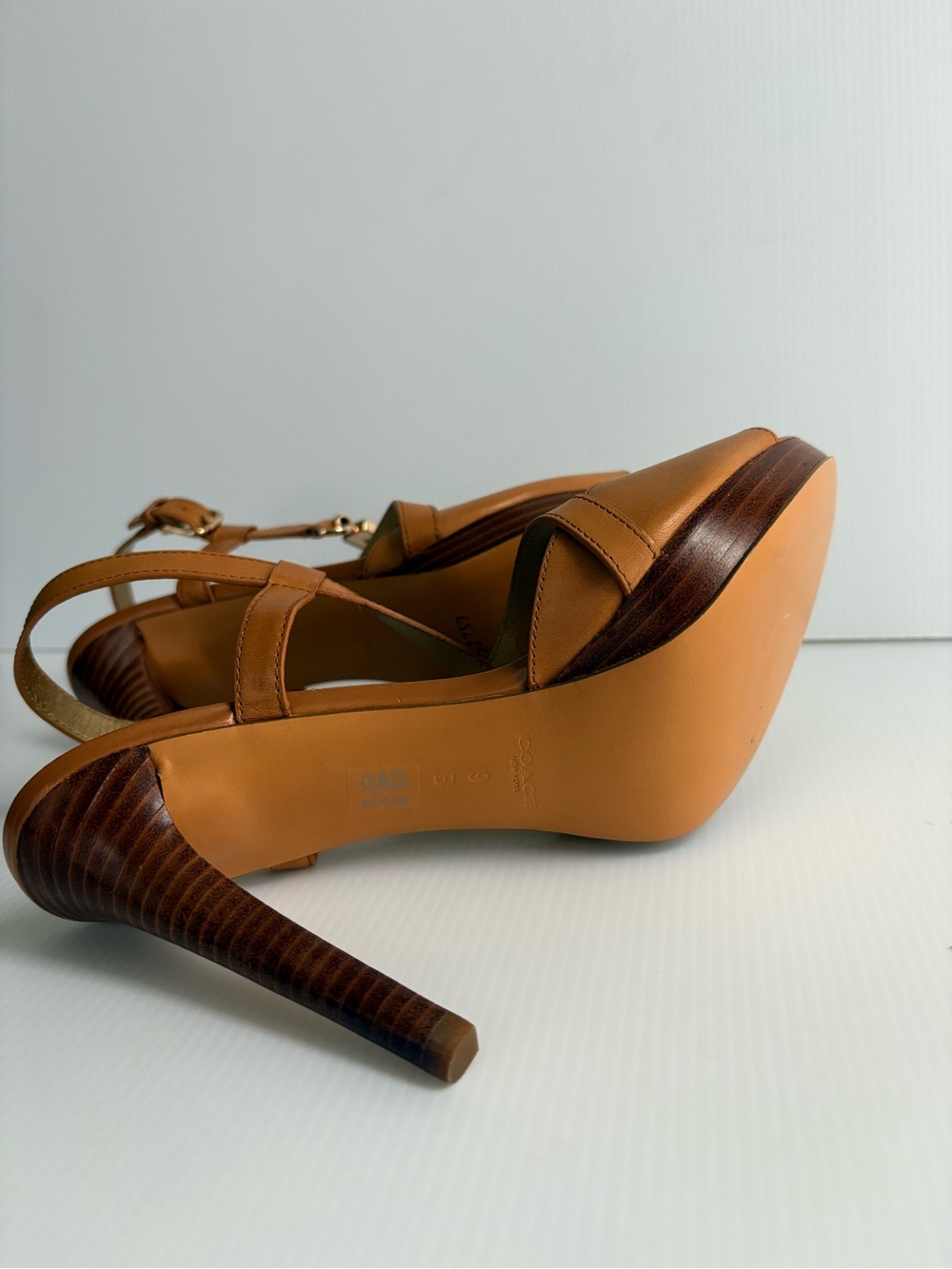 Coach Wendelle Ginger Platform Sandal Size 9 NWOT - Picture 8 of 13
